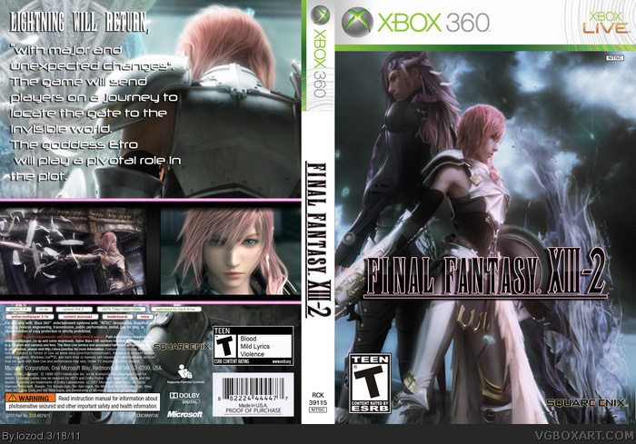 FINAL FANTASY XIII-2 - Xbox 360, Xbox 360