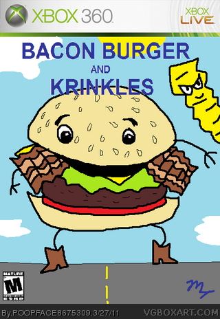 Bacon Burger and Krinkles box cover