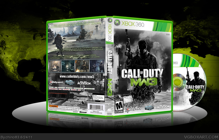 Call Of Duty: Modern Warfare 3 box art cover