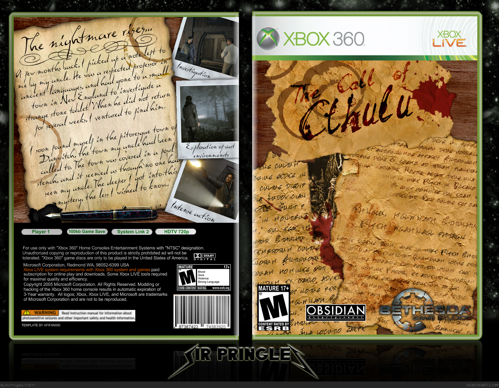 The Call of Cthulu box cover
