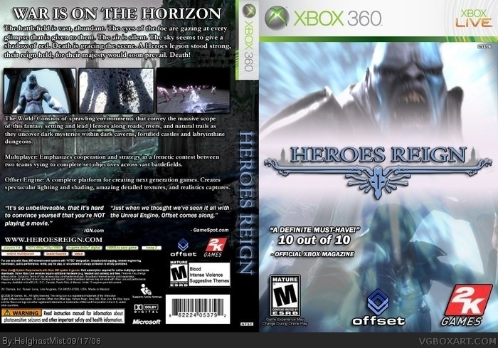 Heroes Reign box art cover