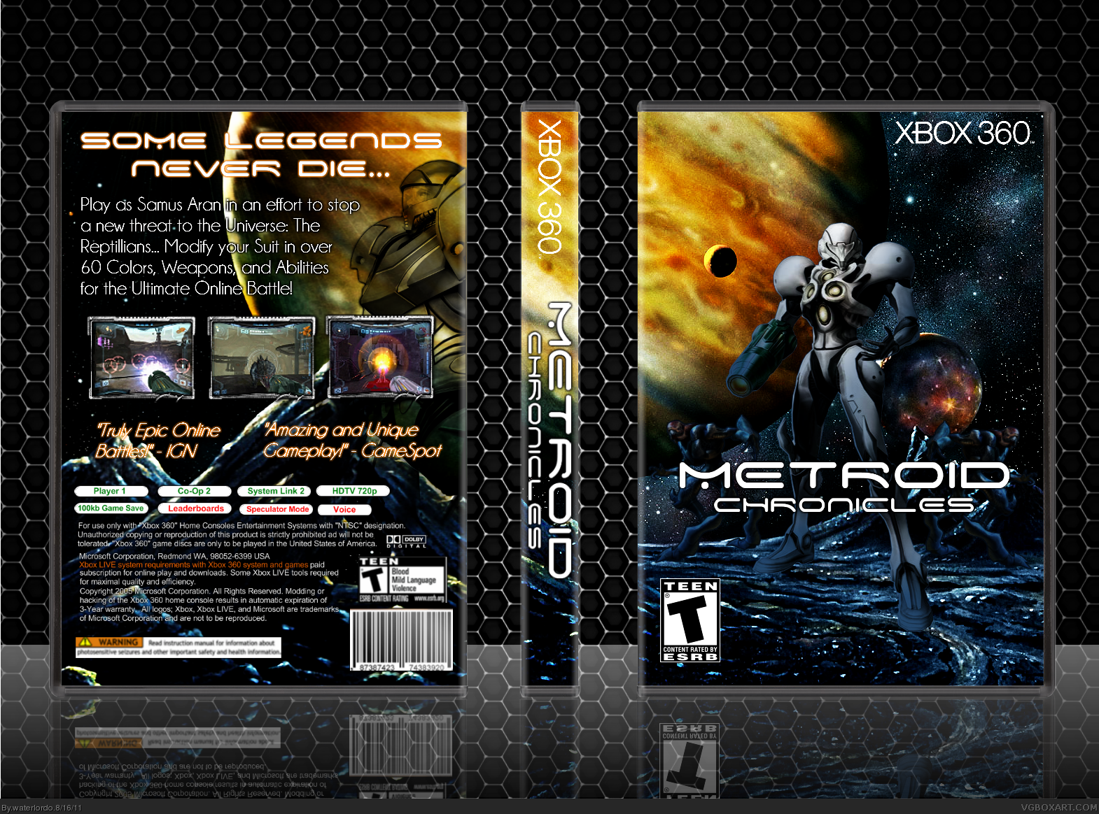 Metroid Chronicles box cover