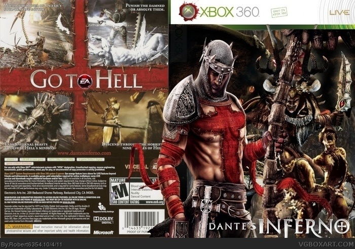 Dante's Inferno box art cover