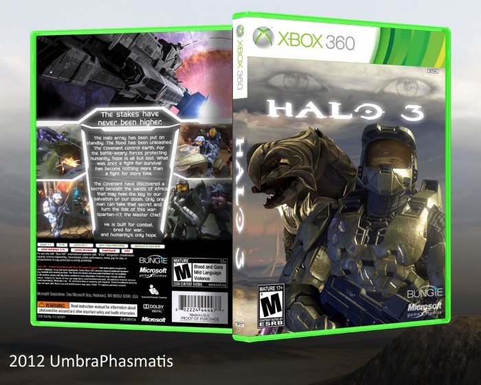 Halo 3 v2 box art cover