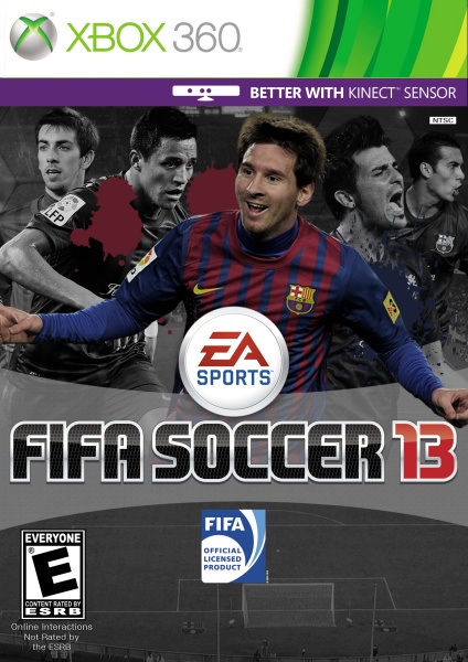 FIFA Soccer 13 box art cover