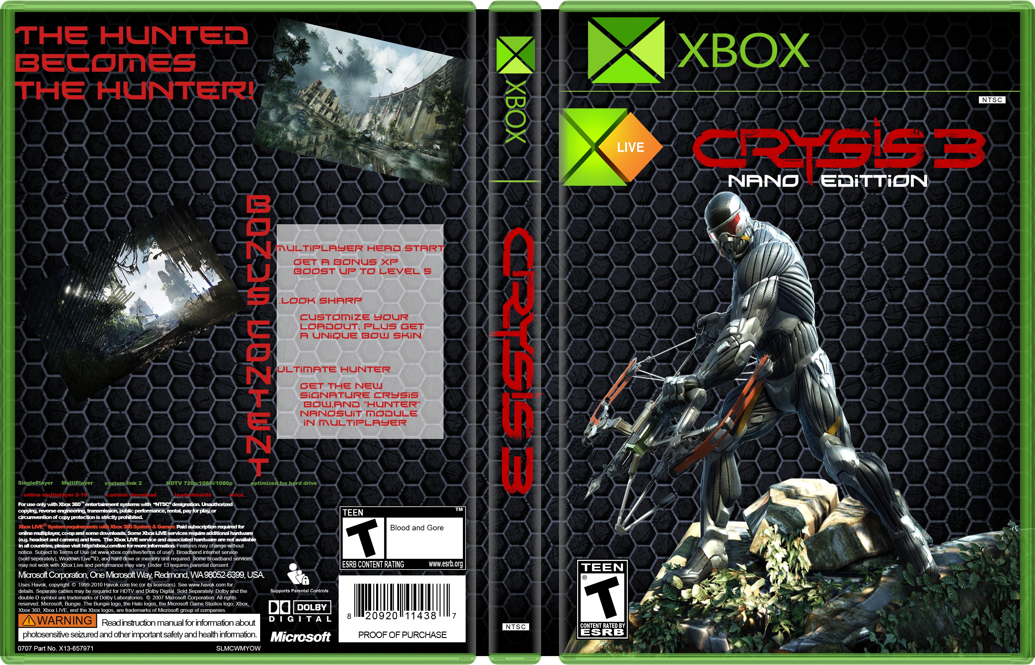 Crysis 3 Nano Edition box cover