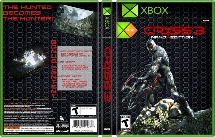 Crysis 3 Nano Edition box art cover