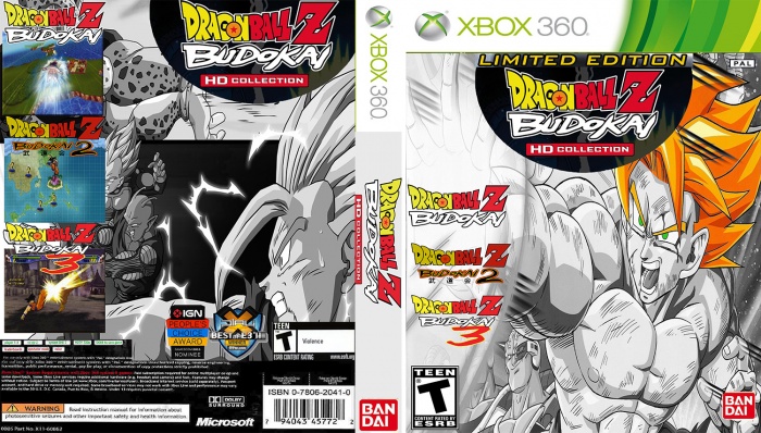 Dragonball Z: Budokai HD Collection box art cover