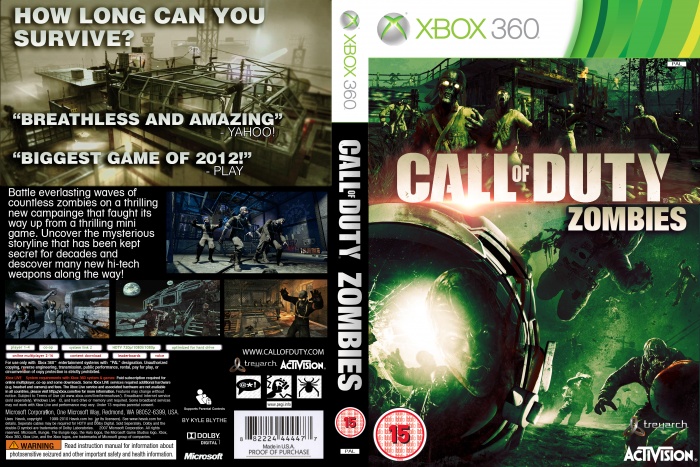 Call of Duty Zombies box art cover