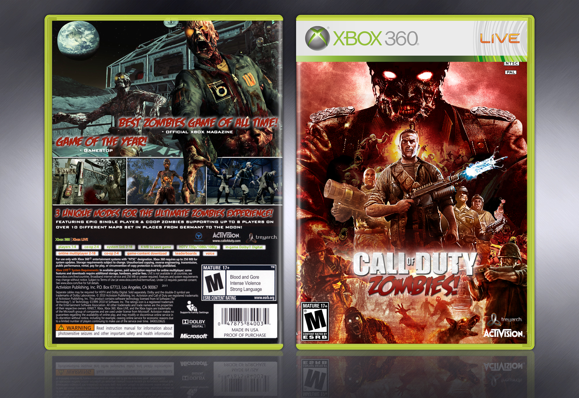 Call of Duty: ZOMBIES! box cover