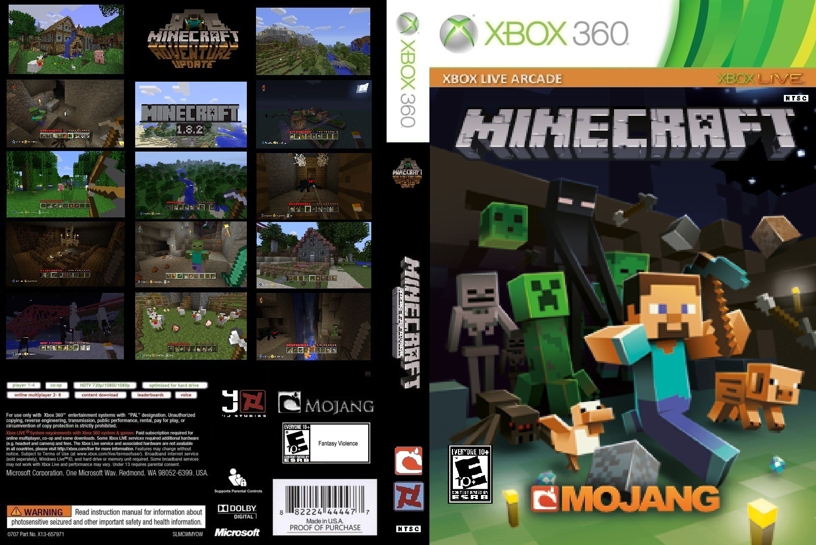 Jogo Xbox 360 Minecraft