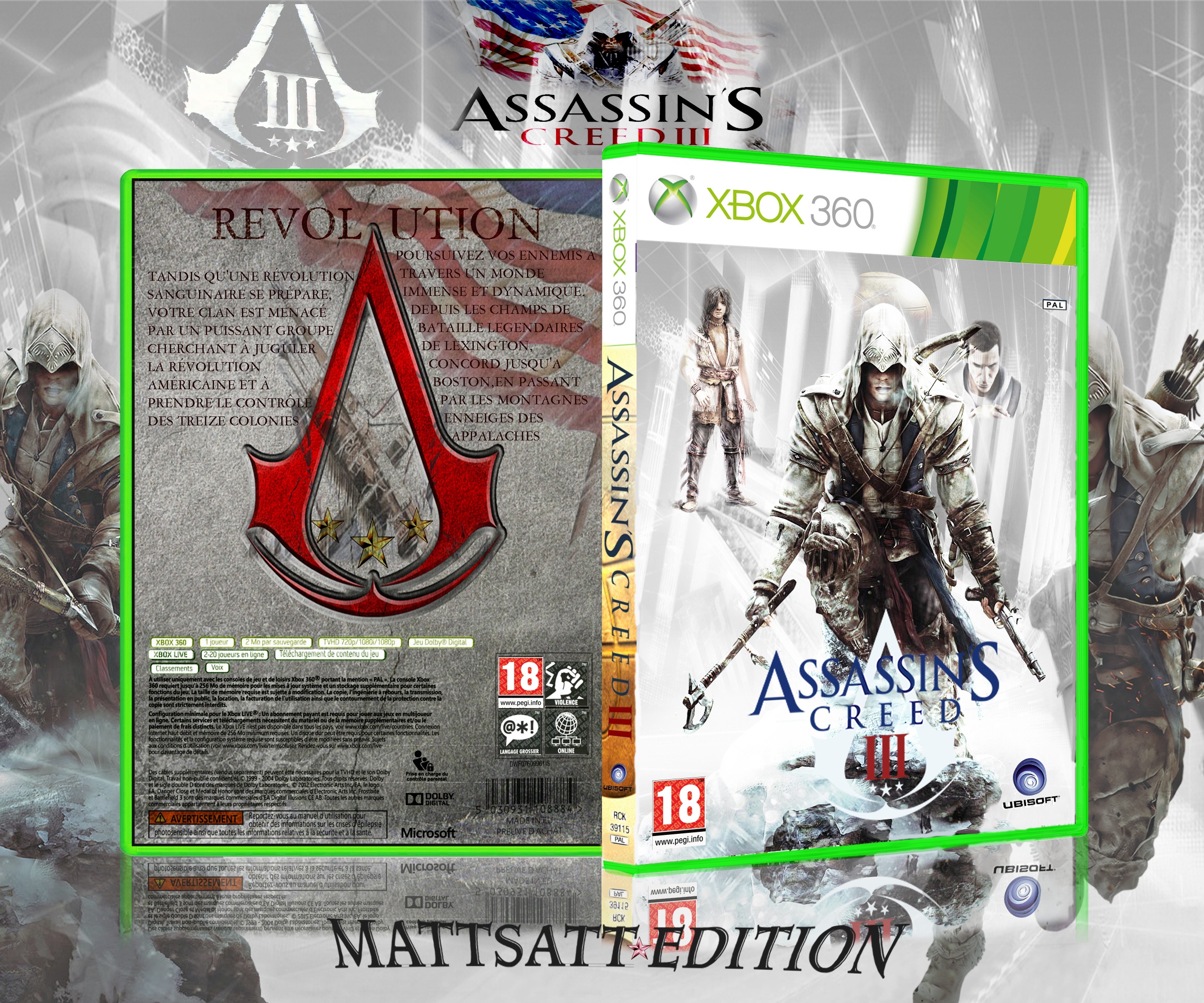 Assassin's Creed 3 box cover