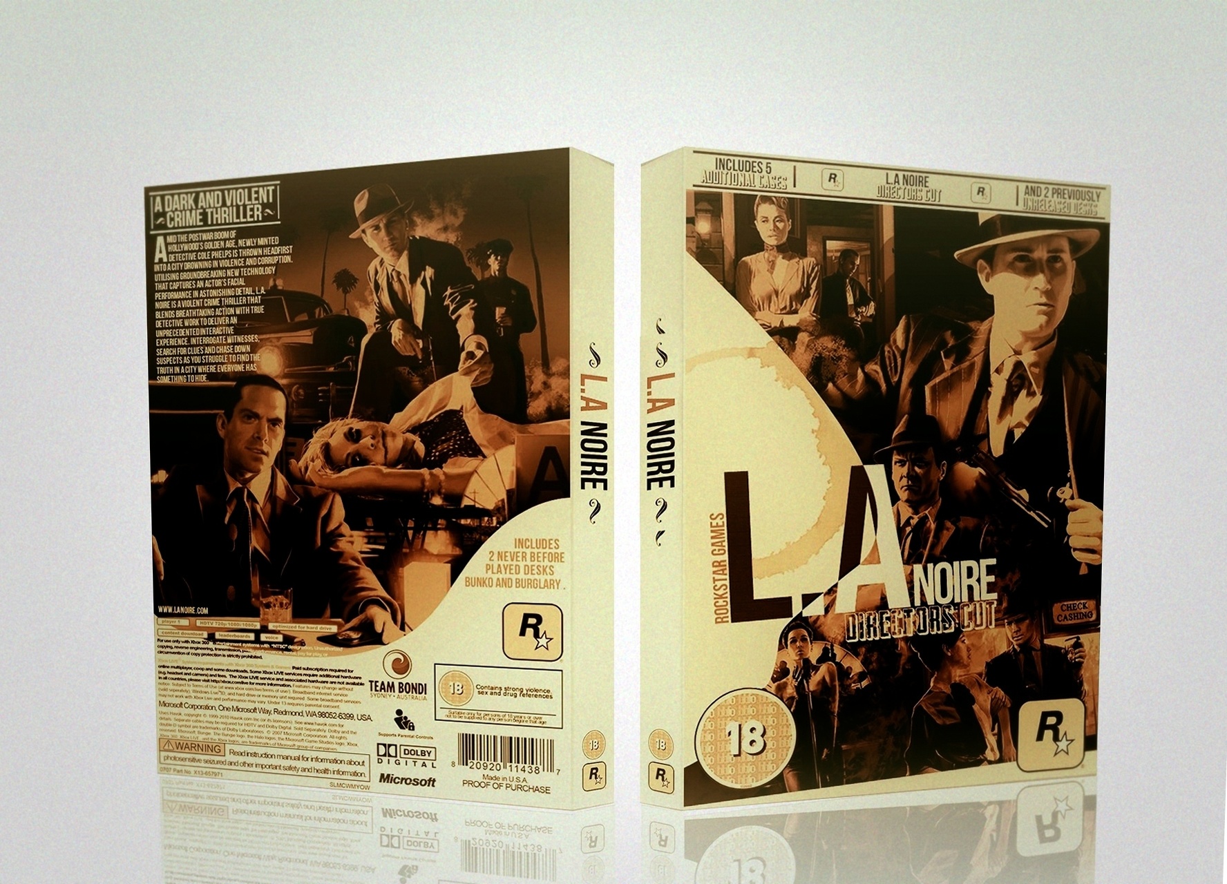 L.A Noire Directors Cut box cover