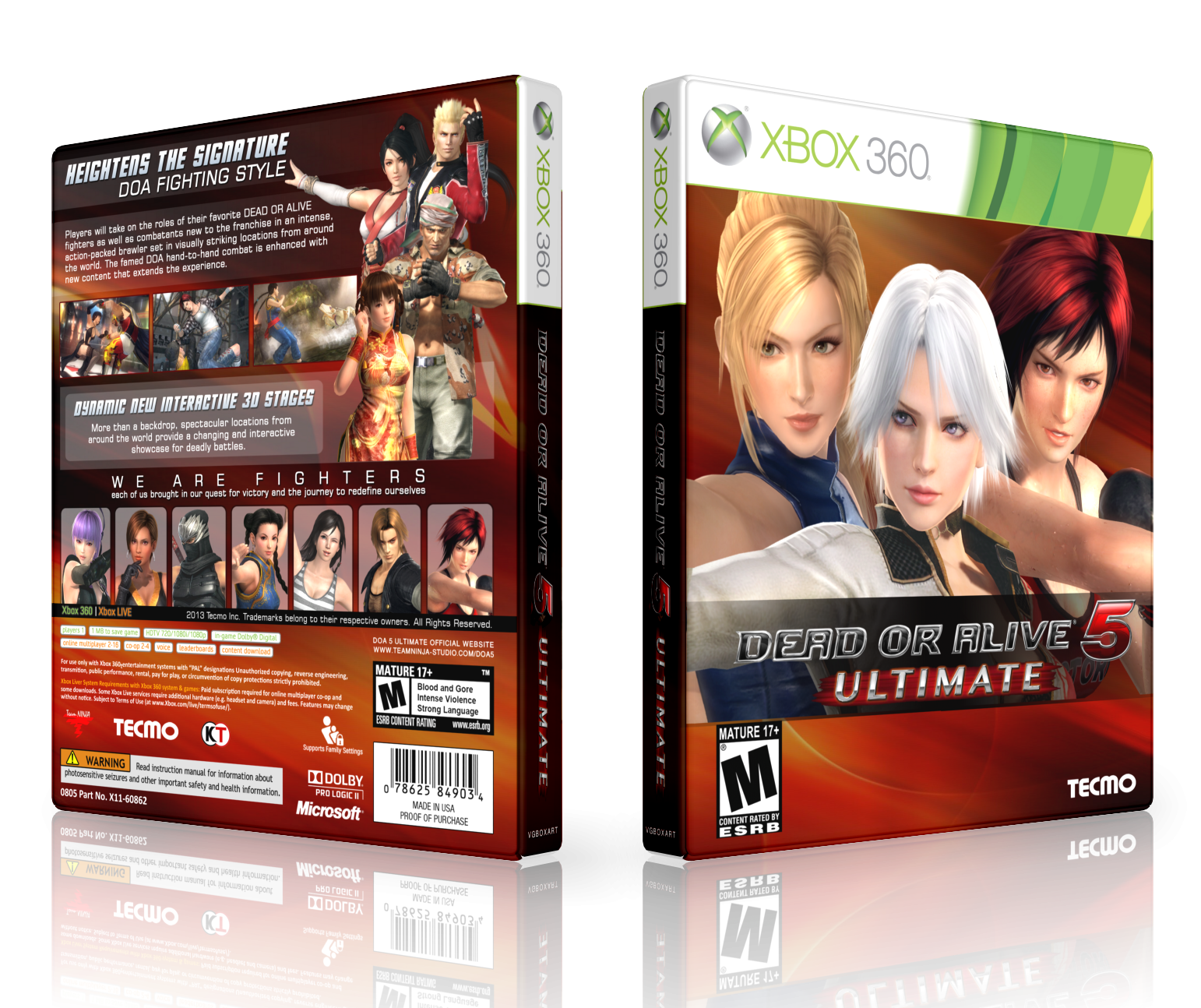 Viewing full size Dead or Alive 5 Ultimate box cover