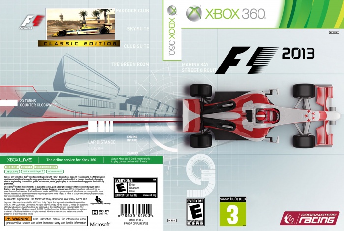 F1 2013 box art cover