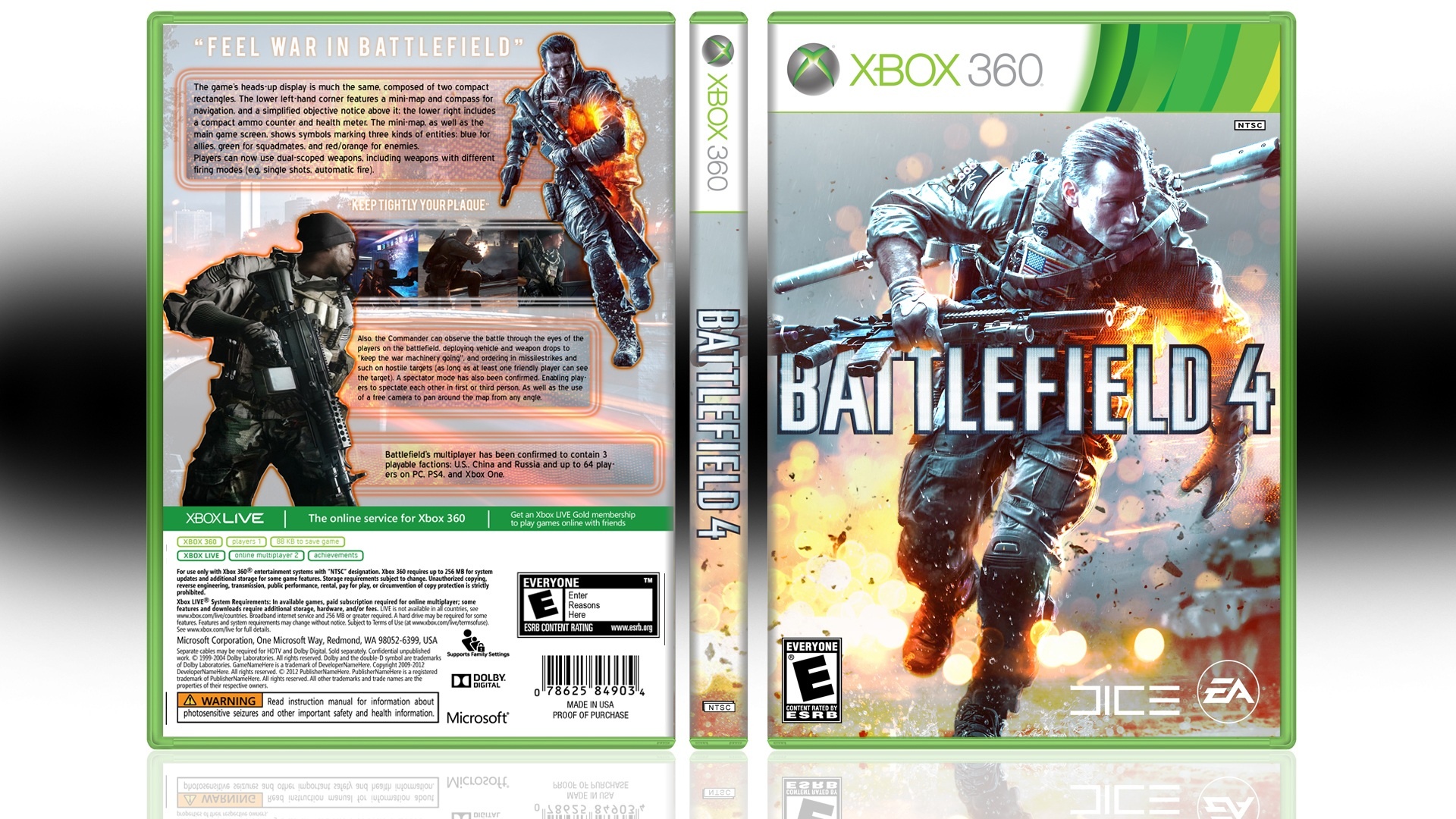 battlefield 4 cover xbox 360