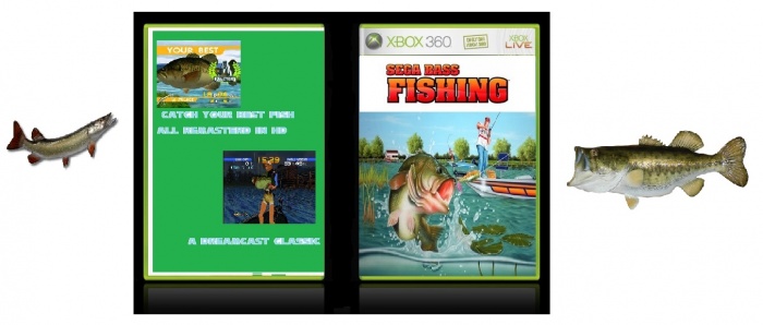 Sega bass fishing HD box art cover