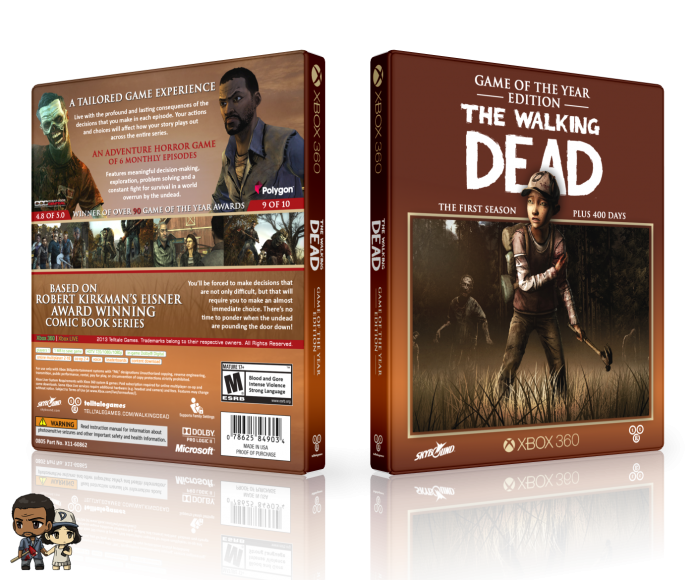 The Walking Dead: GOTY box art cover
