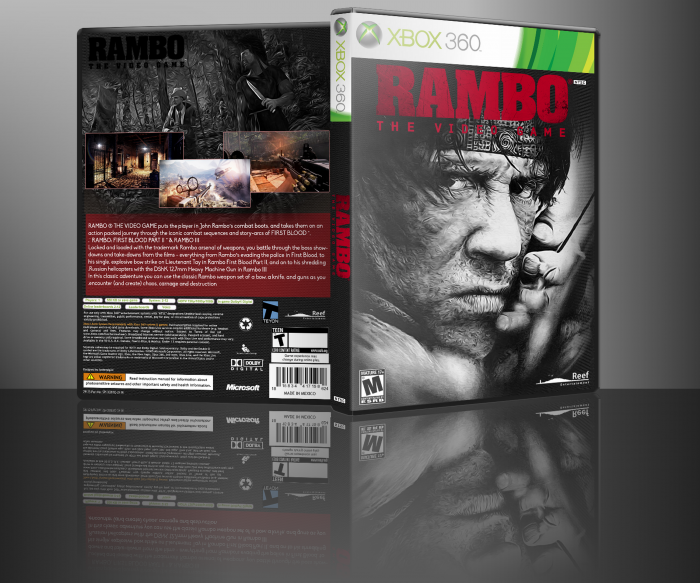 Rambo: The Video Game box art cover