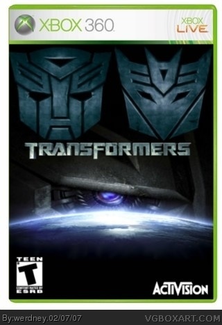 Transformers box cover