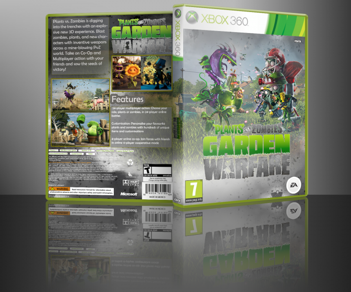 Plants vs. Zombies Garden Warfare box art cover