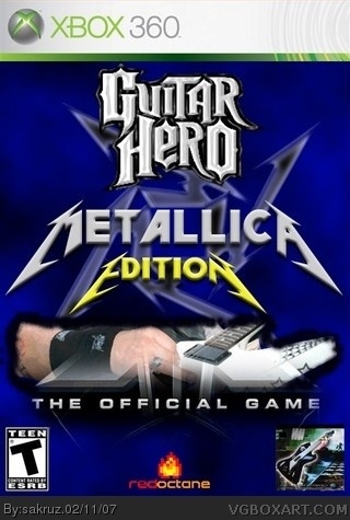 Guitar Hero MetallicA Edition box cover