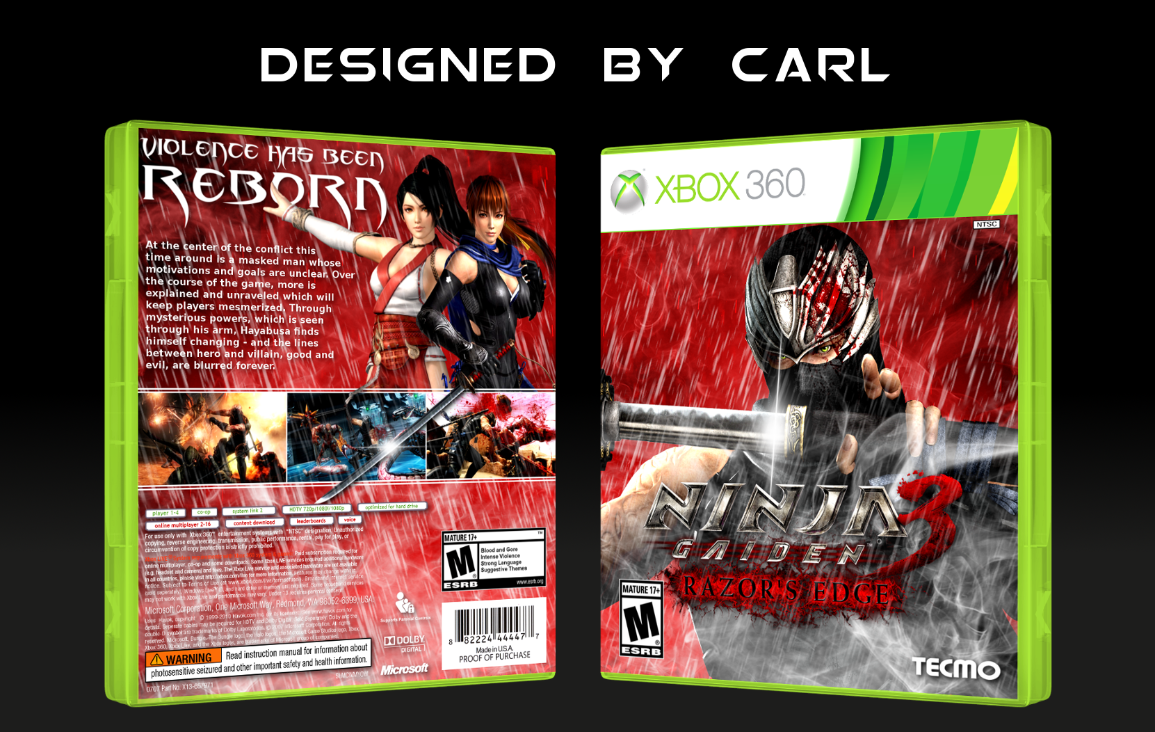 Ninja Gaiden 3: Razor's Edge box cover