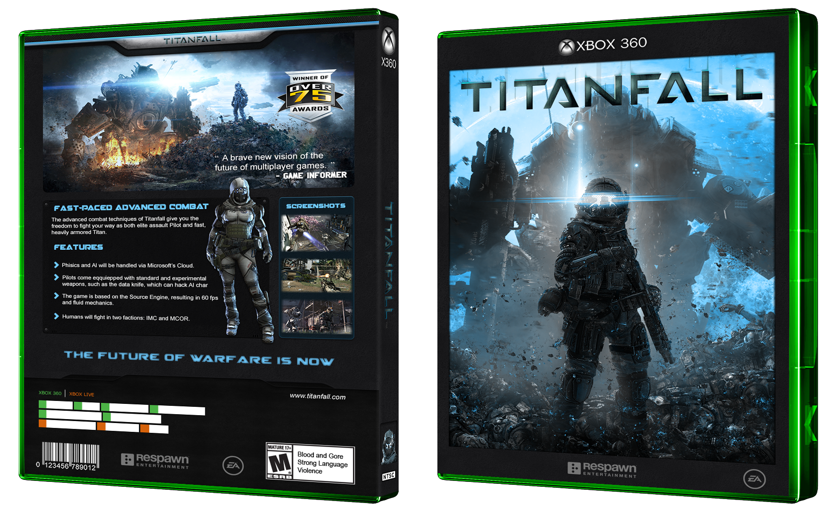 Viewing Full Size Titanfall Box Cover