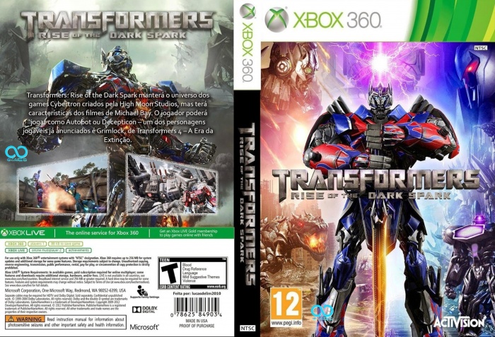 Transformers: Rise of the Dark Spark box art cover