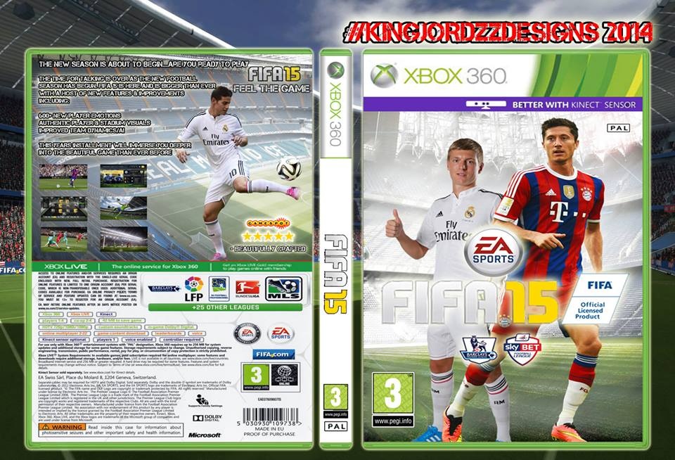 FIFA 15 box cover