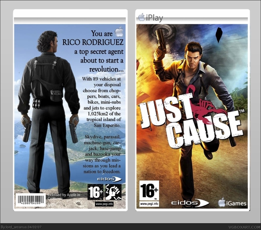 Just Cause (iPlay) box cover