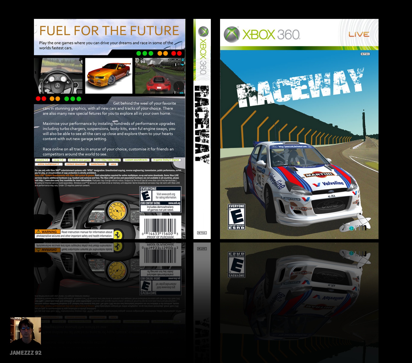 Raceway box cover