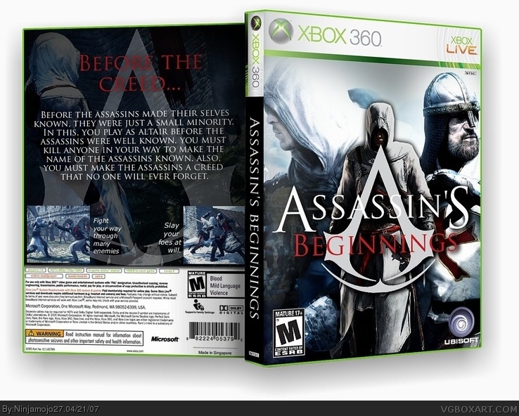 Assassin's Beginnings box cover