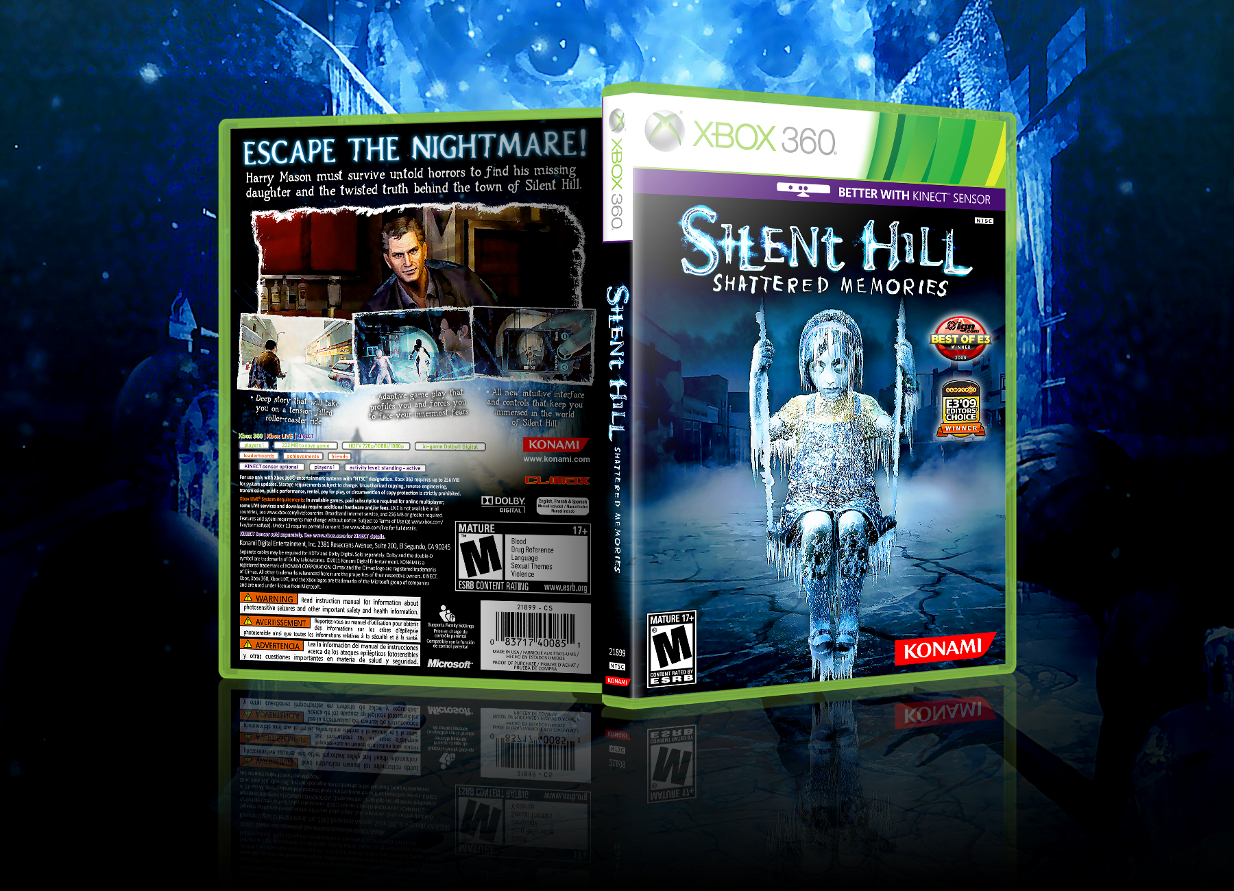 Silent Hill: Shattered Memories box cover