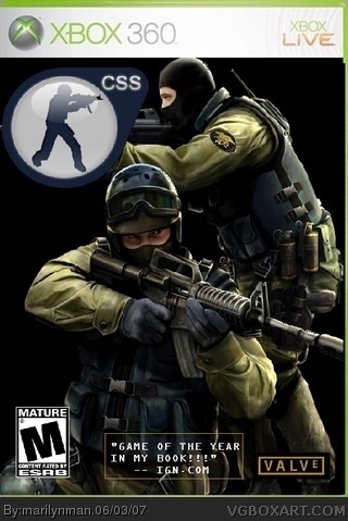 Counter Strike: Source box cover