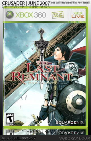 The Last Remnant box cover