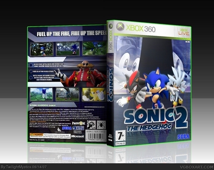 Sonic The Hedgehog Xbox 360 Box Art Cover by lord_arcanus