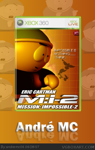Eric Cartman Mission Impossible 2 box cover
