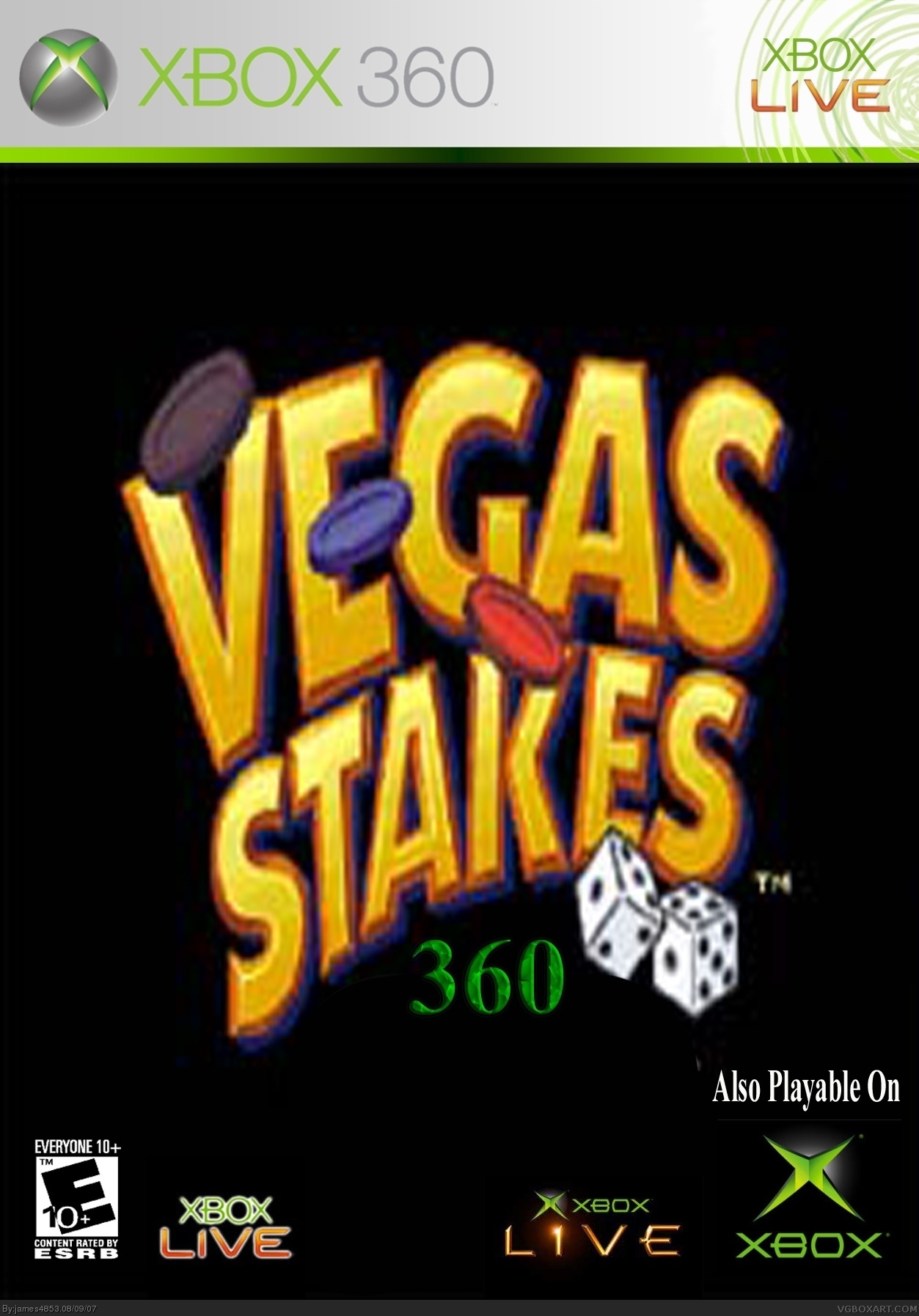 Vegas Stakes 360 box cover
