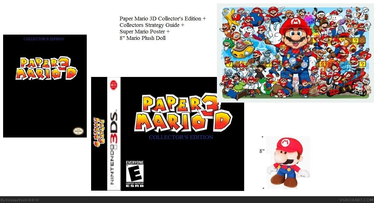 Paper Mario 3D Collector's Editon box cover