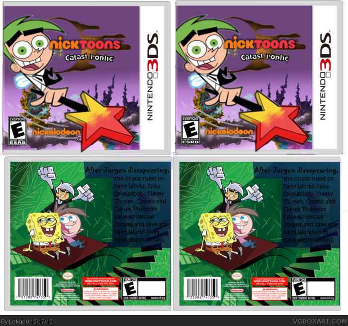 Nicktoons Catastrophe: Chaos at Fairy World box art cover