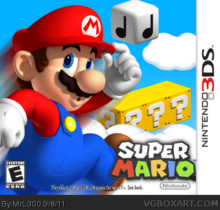 Super Mario 3D Land box art cover