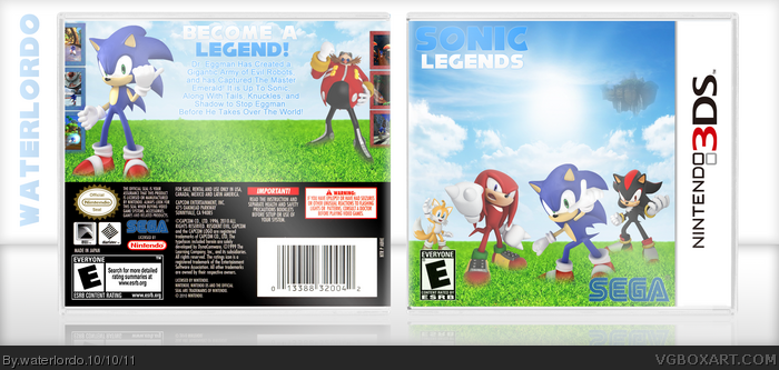 Sonic Legends box art cover