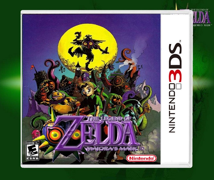 Nintendo 3DS » The Legend of Zelda: Majora's Mask 3D Box Cover