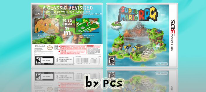 Super Mario RPG box art cover