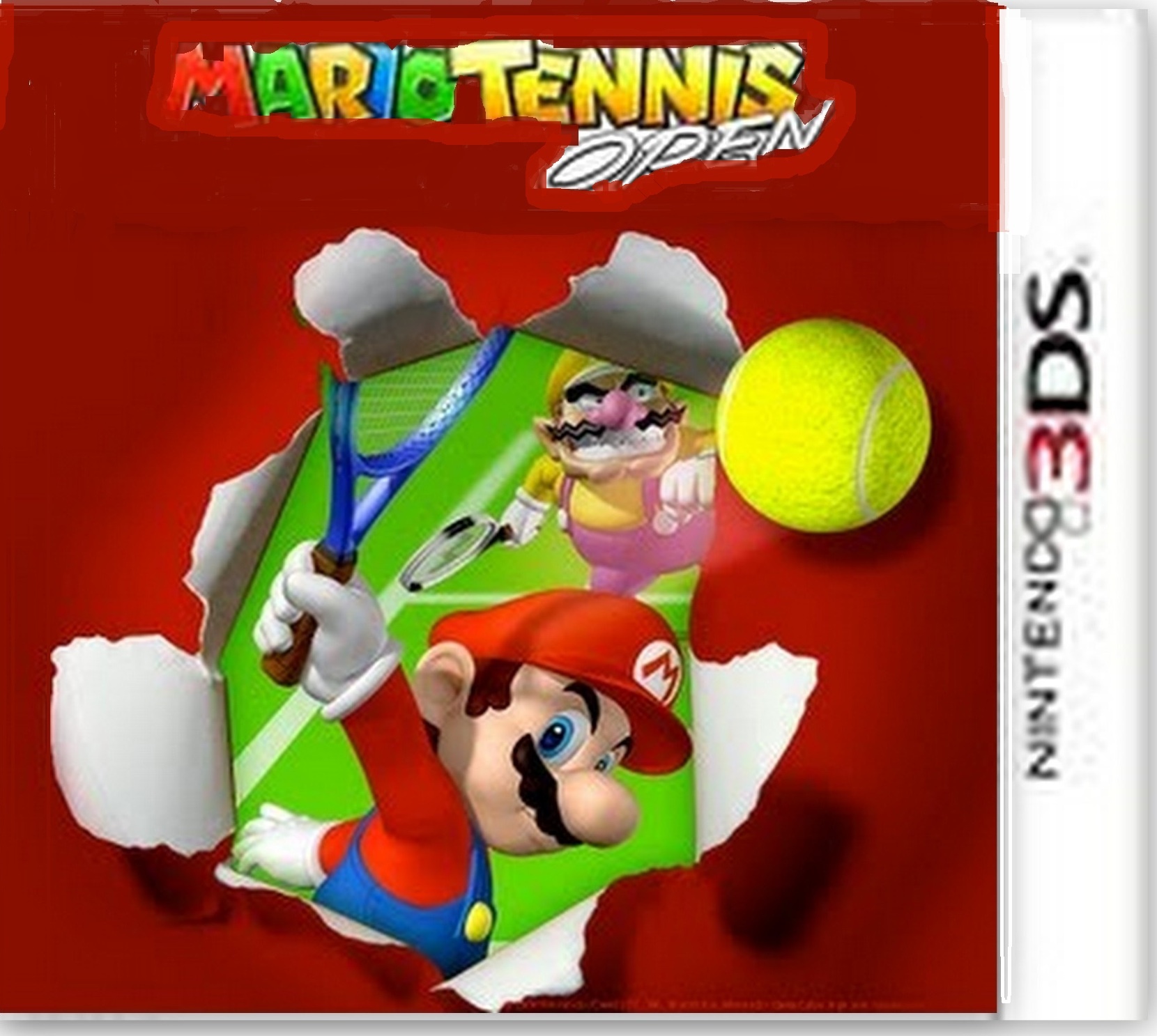 Mario Tennis Open box cover