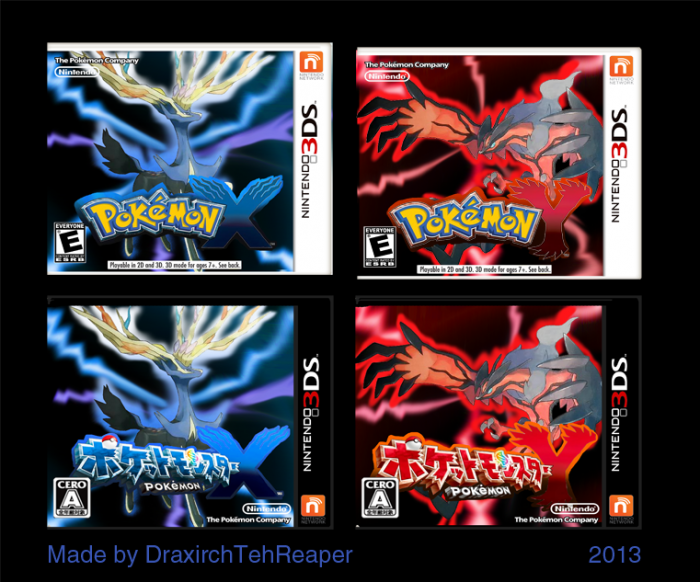 pokemon x and y ds