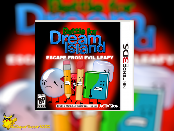 Battle for Dream Island: Escape from Evil Leafy box art cover