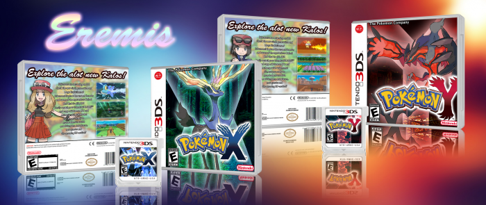 Pokemon X and Y box art cover