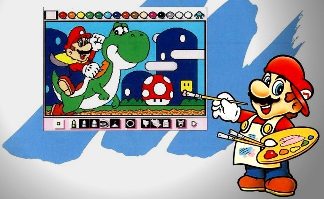 Mario Paint 3D Nintendo 3DS Box Art Cover by Longar Abiem